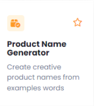 Product Name Generator